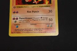 Pokemon Card MP 1st Edition Shadowless Magmar 36/102 Base Set - Image 5