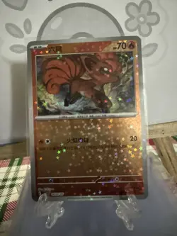 Vulpix 08 05/05 Stamped Holo Gem Pack CBB1C S-Chinese Pokemon NM 2 Cards Total - Image 4