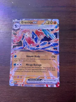 Pokemon Greninja ex 106/167 METAL card - Twilight Masquerade Promo - Image 1