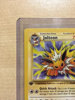 Pokemon TCG Jolteon Jungle Card 20/64 First Edition Non Holo - Image 4