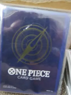 One Piece Official Card/Deck Game 70 Sleeves - Blue/Gold Compass - Image 3