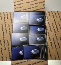 Star Trek Customizable Card Game Lot -13 lbs box lot- Black and White borders - Image 1