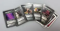 Star Trek Customizable Card Game Lot -13 lbs box lot- Black and White borders - Image 4