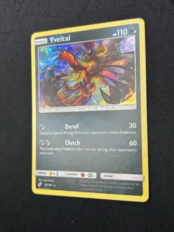 Yveltal 95/181 - Sun & Moon Team Up Holo Rare Pokemon Card - NM - Image 2