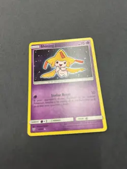 Shining Jirachi 42/73 Shining Legends Shiny Holo Rare Pokemon Card - Image 2