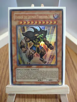 Yu-Gi-Oh Card Exodius the Ultimate Forbidden Lord JUMP-EN025 Ultra Rare Limited. - Image 1