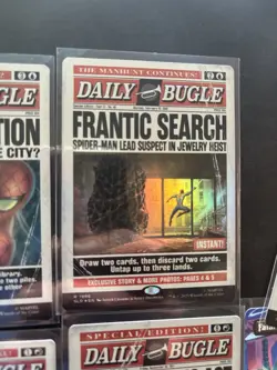 MTG Secret Lair Spiderman: Daily Bugle - FOIL - US Seller In Hand Marvel - Image 3