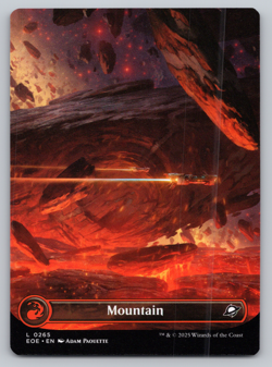 Mountain Full Art - Land - Edge of Eternities - MTG - Image 1