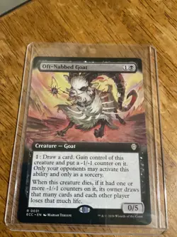 Oft-Nabbed Goat (Extended Art) MTG Commander: Lorwyn Eclipsed 31 R NM - Image 1
