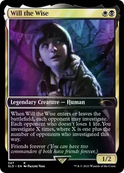 MTG- Secret Lairs: Stranger Things - Will the Wise (FOIL) *M/NM - Image 1