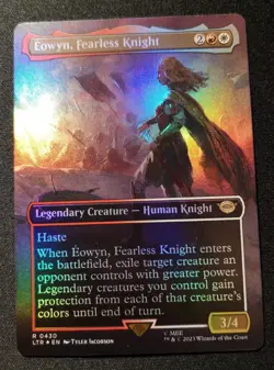 Eowyn, Fearless Knight - Foil - Borderless - LTR - MTG - EN - NM - Image 1
