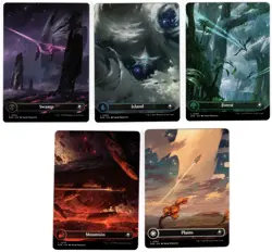 Edge of Eternities full art land set Borderless NM Non-Foil - Image 1