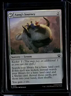 Aang's Journey - 1 - Foil - TLA - NM - MTG Magic the Gathering - Image 1