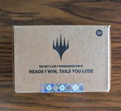 Heads I Win Tails You Lose SEALED! Secret Lair Commander Magic the Gathering MTG - Image 1