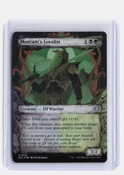 Morcant's Loyalist MTG Lorwyn Eclipsed #U 0341 UC Foil Showcase Creature - Image 1