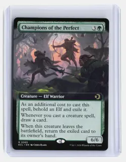 Champions of the Perfect MTG Lorwyn Eclipsed #R 0365 Rare Extended Art Creature - Image 1