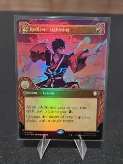 Redirect Lightning [Showcase Foil] #343 Magic Avatar: The Last Airbender MTG - Image 1