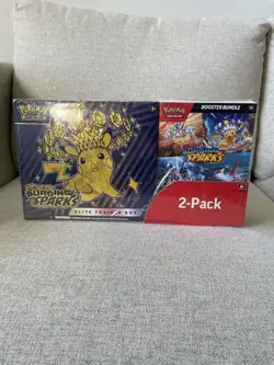 Pokemon Surging Sparks Elite Trainer Box and Booster Bundle - Costco - Sealed - Image 1