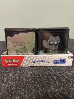 POKEMON 2025 STACKING TIN LOT X6 W/ DISPLAY 18 BOOSTER PACKS NEW FACTORY SEALED! - Image 3