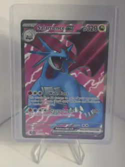 Pokemon TCG Salamence ex 177/159 Sv09: Journey Together Holo - Image 1