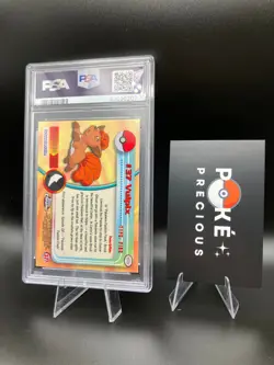 PSA 9 - VULPIX Foil Topps Chrome 1999 Pokemon T.V. #37 Holo Ninetales Mint - Image 2