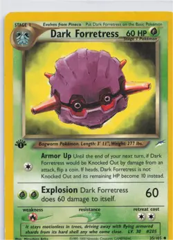 Pokemon - Dark Forretress #035/105 - Neo Destiny 1st Edition - Image 1