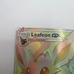 2018 Pokemon Ultra Prism Secret Rare Leafeon GX 157/156 NM - Image 2