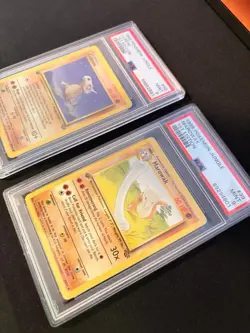 PSA 9 Cubone 1st Edition 50/64 + Marowak 1st Edition 39/64 Jungle 1999 Pokemon - Image 3
