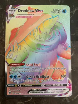 Pokemon Champion's Path - DREDNAW VMAX SECRET RARE 075/073 - NM/M! - Image 1