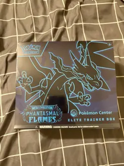 Phantasmal Flames Mega Evolution Pokemon Center Elite Trainer Box NEW SEALED - Image 1