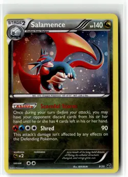 Salamence ⭐ 8/20 Holo Rare Dragon Vault 2012 Pokemon LP - Image 1