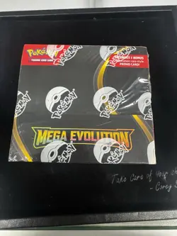 Pokemon TCG Mega Evolution Booster Box Factory Sealed - Image 1