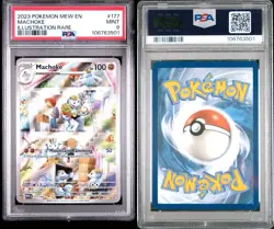 Machoke 177/165 PSA 9 IR Pokemon 151 ILLUSTRATION RARE HOLO #177 English Foil - Image 3