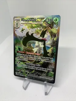Meowscarada ex Special Illustration Rare - 256/193 - Paldea Evolved Pokemon 2023 - Image 3