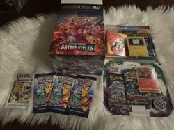 Pokemon TCG build And Battle Styles & Sun Moon Blister Packs Booster Packs Lot - Image 1