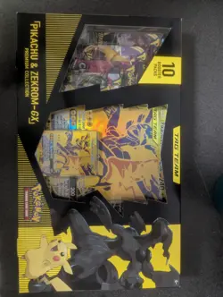 POKEMON TCG PIKACHU & ZEKROM GX PREMIUM COLLECTION BOX - NEW SEALED UNOPENED - Image 1