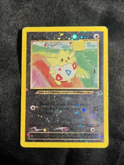 Pokemon TCG Togepi 04/18 Southern Islands Reverse Holo HP *SWIRL - Image 1