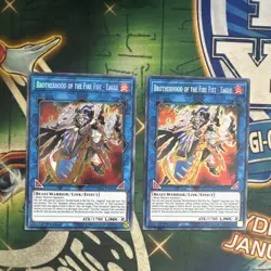 Yugioh Brotherhood of the Fire Fist - Eagle FIGA-EN016 x2 Secret Rare 1st Ed NM - Image 1