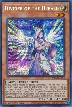 Yu-Gi-Oh! TCG Diviner of the Herald 2022 Tin of the Pharaohs Gods MP22-EN056 1st - Image 1