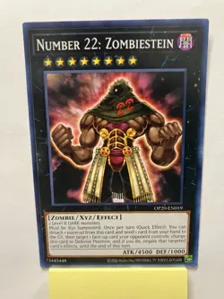Number 22: Zombiestein Common OP20-EN019 (Lightly Played) - Image 1