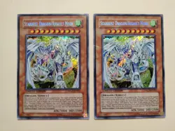 2x Yugioh! Stardust Dragon/Assault Mode Secret Rare DPCT-EN003 LP - Image 2