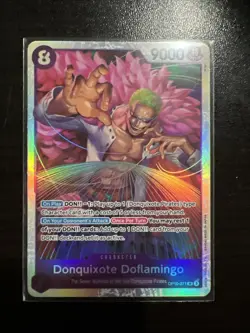 One Piece CCG Donquixote Doflamingo OP10-071 SR Royal Blood NM Condition - Image 1