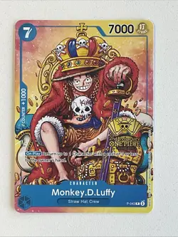 Monkey.D.Luffy (2nd Anniversary Stamped Promo) P-043 - One Piece TCG - English - Image 1