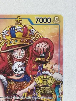 Monkey.D.Luffy (2nd Anniversary Stamped Promo) P-043 - One Piece TCG - English - Image 3