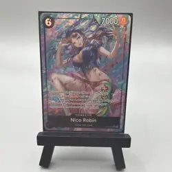 Nico Robin - Legacy of the Master OP12 087 Alt Art SR LP - Image 1