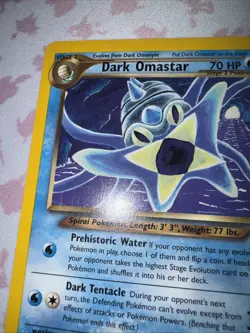 Dark Omastar 19/105 Card Non Holo Neo Destiny Pokemon Card - Image 2