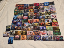 MTG Lot of 80 ART SERIES Cards -NO DOUBLES-Some Gold Signatures - Image 1