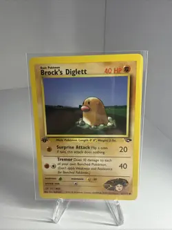 Pokemon Brock's Diglett Gym Challenge 67/132 1st Edition Common Card TCG - Image 3