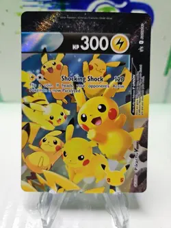 Pikachu V Union SWSH140 Celebrations Black Star Promo Pokemon Card Upper Right - Image 1