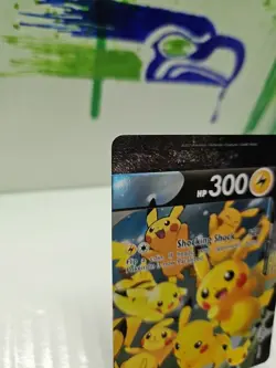 Pikachu V Union SWSH140 Celebrations Black Star Promo Pokemon Card Upper Right - Image 2